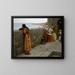 L'otage - Edmund Blair Leighton — cuadro enmarcado en la pared