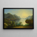 la vista del Hudson cerca de West Point - Edmund C. Coates — cuadro enmarcado en la pared