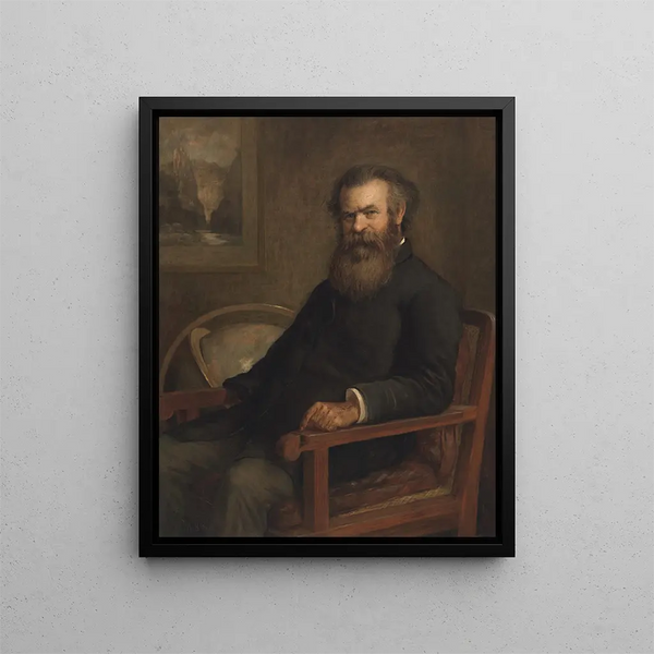 John Wesley Powell - Edmund Clarence Messer — cuadro enmarcado en la pared