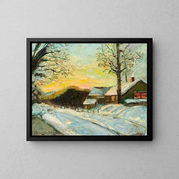 Short Hills, Nueva Jersey - Edmund William Greacen — cuadro enmarcado en la pared
