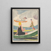 Canoës Painting - Edna Boies Hopkins — framed artwork on a wall