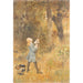 Reproduction of the painting The Hunter - Edoardo Calandra