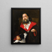 retrato del escritor Gustave Aimard - Édouard-Hippolyte Margottet — cuadro enmarcado en la pared
