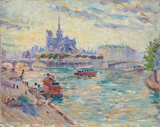Vue de Paris, Notre-Dame - Édouard-Jean Dambourgez — artwork view
