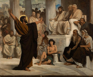San Pablo de la Aropagite - Édouard Bernard Debat-Ponsan — vista de la obra