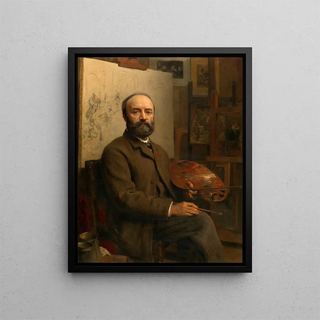 Edouard De Jans - The Painter Charles Verlat.webp