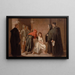 Inquisición - Édouard Moyse — cuadro enmarcado en la pared