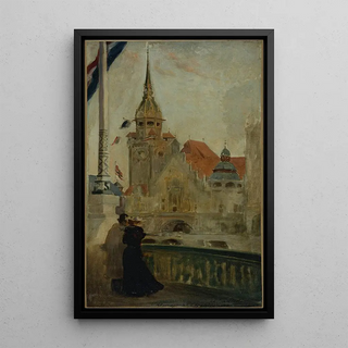 Edouard Zawiski - Le Pavillon de lAllemagne lExposition Universelle de 1900.webp