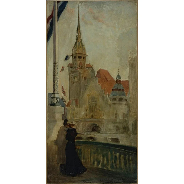 Edouard Zawiski - Le Pavillon de lAllemagne lExposition Universelle de 1900.webp