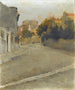El Sagrado Corazón en construcción visto desde la cervecería de Montmartre hacia 1895 - Édouard Zawiski — vista de la obra