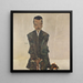 Eduard Kosmack - Egon Schiele — cuadro enmarcado en la pared