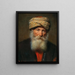 Portrait of an Oriental Man - Eduard Charlemont — framed artwork on a wall