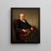 The painter Wilhelm Schadow - Eduard Julius Friedrich Bendemann — framed artwork on a wall
