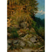 Mountain landscape with rocky slopes - Eduard Majsch — artwork view