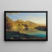 Lac alpin - Eduard Peithner von Lichtenfels — framed artwork on a wall
