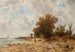 Rive du Danube au Prater - Eduard Peithner von Lichtenfels — vista de la obra