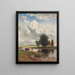 Match à Lundenburg - Eduard Peithner von Lichtenfels — framed artwork on a wall