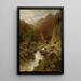 Torrent - Eduard Peithner von Lichtenfels — cuadro enmarcado en la pared