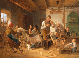 Vida familiar ocupada - Eduard Ritter — vista de la obra