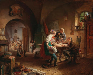 L'École du village - Eduard Ritter — artwork view