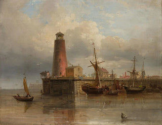 Eduard Schmidt - Sea harbour.webp