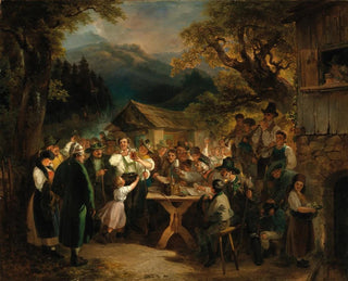 Celebración del tirador ganador - Eduard Swoboda — vista de la obra