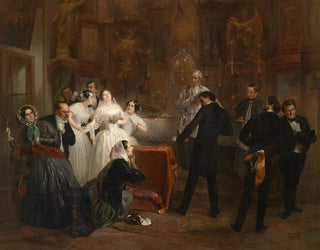 La prometida abandonada - Eduard Swoboda — vista de la obra