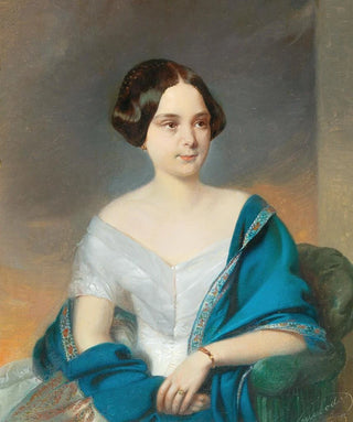 Eduard Swoboda - Portrait of a Young Lady.webp