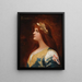 Fiammetta - Eduard Veith — cuadro enmarcado en la pared