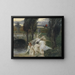 Néréides - Eduard Veith — cuadro enmarcado en la pared