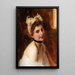 Joven muchacha vienesa - Eduard Veith — cuadro enmarcado en la pared