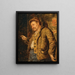 A Joyful Forrester - Eduard von Grützner — framed artwork on a wall