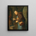 a celler with a bunch of keys - Eduard von Grützner — framed artwork on a wall
