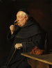 Benedictine Monk with Wine at Breakfast - Eduard von Grützner — artwork view