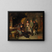 A good roast - Eduard von Grützner — framed artwork on a wall