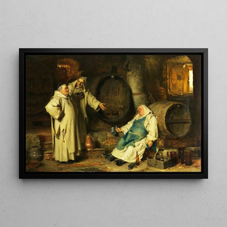 Eduard von Grtzner - Im Klosterkeller.webp