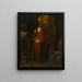 Monk tasting wine - Eduard von Grützner — framed artwork on a wall