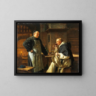 Goldeck de Schlumberger - Eduard von Grützner — cuadro enmarcado en la pared