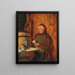 Tranquillement - Eduard von Grützner — framed artwork on a wall