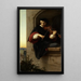Violinist at the Bell Tower Window - Eduard von Steinle — framed artwork on a wall