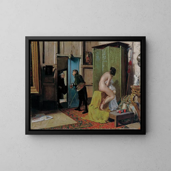 El Mal Momento - Eduardo Zamacois y Zabala — cuadro enmarcado en la pared