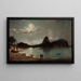 Playa de Botafogo - Eduardo de Martino — cuadro enmarcado en la pared