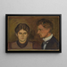 Aase y Harald Nørregaard - Edvard Munch — cuadro enmarcado en la pared
