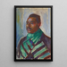 Reproducción del cuadro africano con pañuelo verde - Edvard Munch