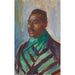 Reproducción del cuadro africano con pañuelo verde - Edvard Munch