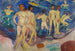 Young men bathing - Edvard Munch — artwork view