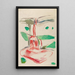 Cascada de sangre - Edvard Munch — cuadro enmarcado en la pared