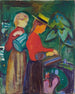 Filles arrosant des fleurs La frise des tilleuls - Edvard Munch — vista de la obra