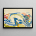 Nude kneeling - Edvard Munch — framed artwork on a wall