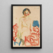 Female Nude Painting - Edvard Munch — framed artwork on a wall